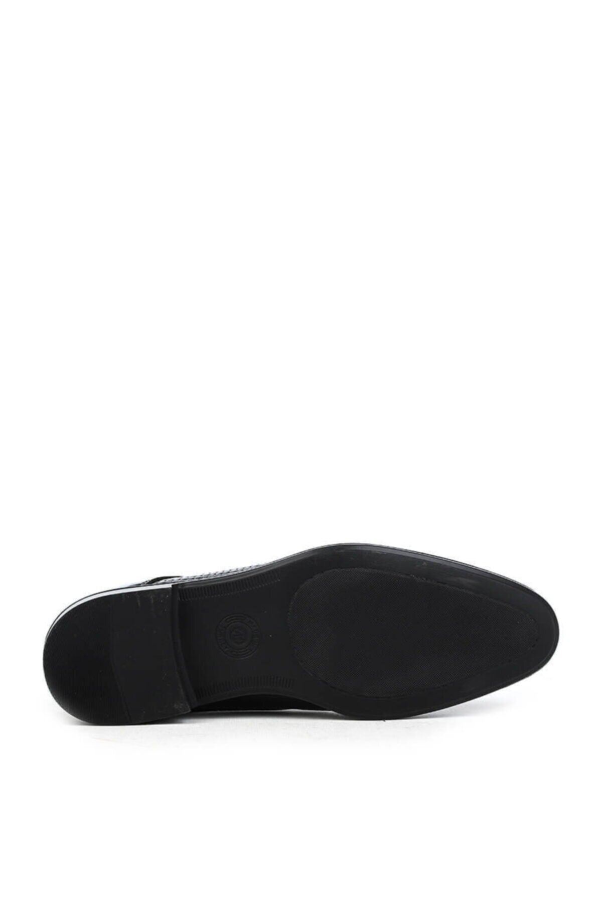 Gizli Topuklu Erkek Siyah Rugan Klasik Ayakkabı MYY135