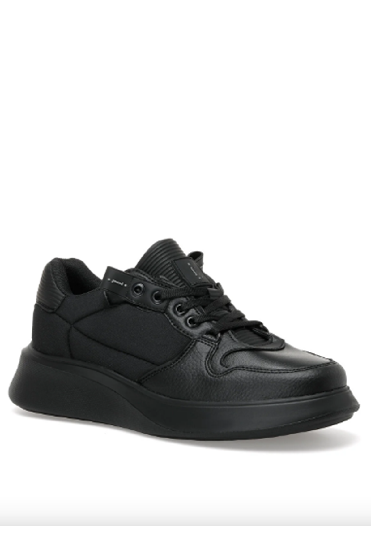 Boy Uzatan Ayakkabı Gizli Topuklu CAPUA 2PR Siyah Erkek Sneaker MYY387