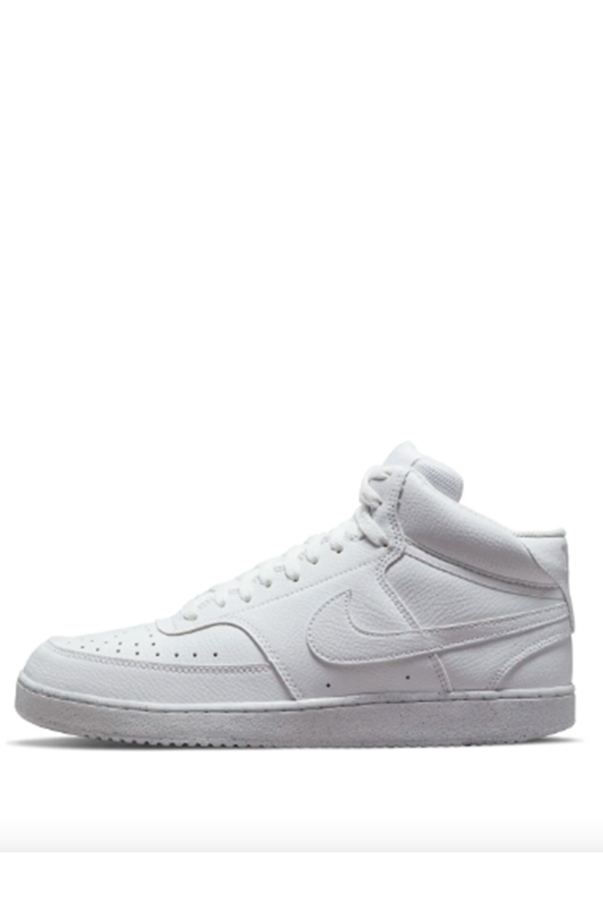 Boy Uzatan Ayakkabı Gizli Topuklu Nike COURT VISION MID NEX Beyaz Erkek High Sneaker MYY425