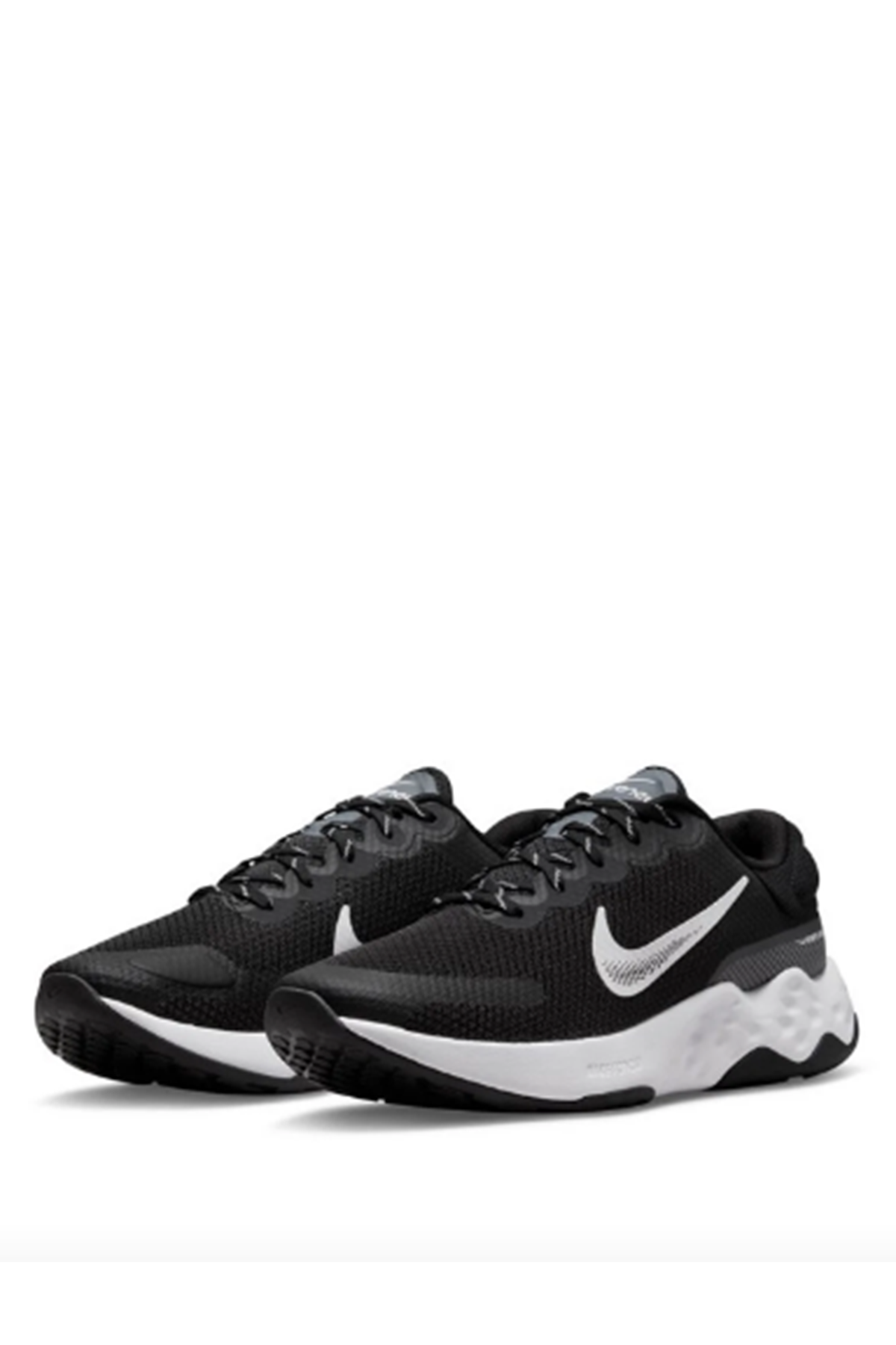 Boy Uzatan Ayakkabı Gizli Topuklu Nike RENEW RIDE 3 Siyah Erkek Koşu Ayakkabısı MYY426