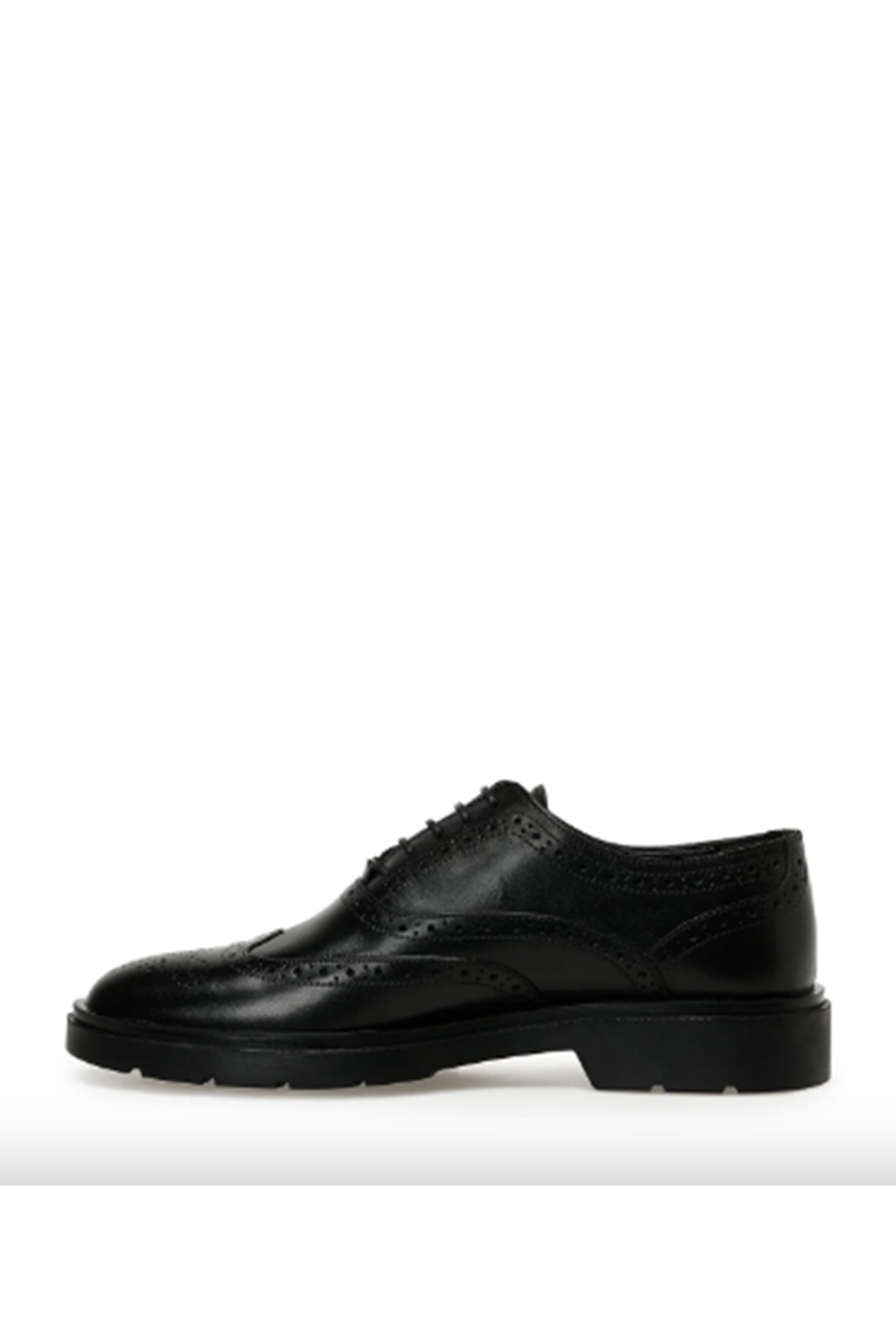 Boy Uzatan Ayakkabı Gizli Topuklu Hakiki Deri CARTER 3PR Siyah Erkek Klasik Ayakkabı MYY238