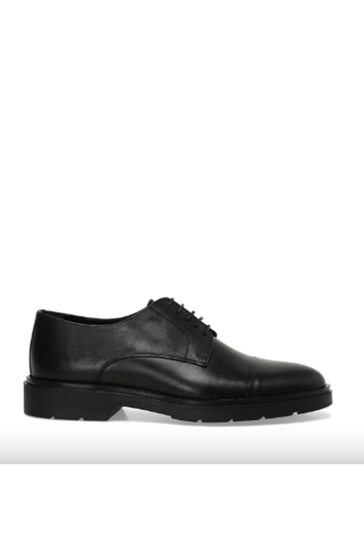Boy Uzatan Ayakkabı Gizli Topuklu Hakiki Deri BORN 3PR Siyah Erkek Klasik Ayakkabı MYY241