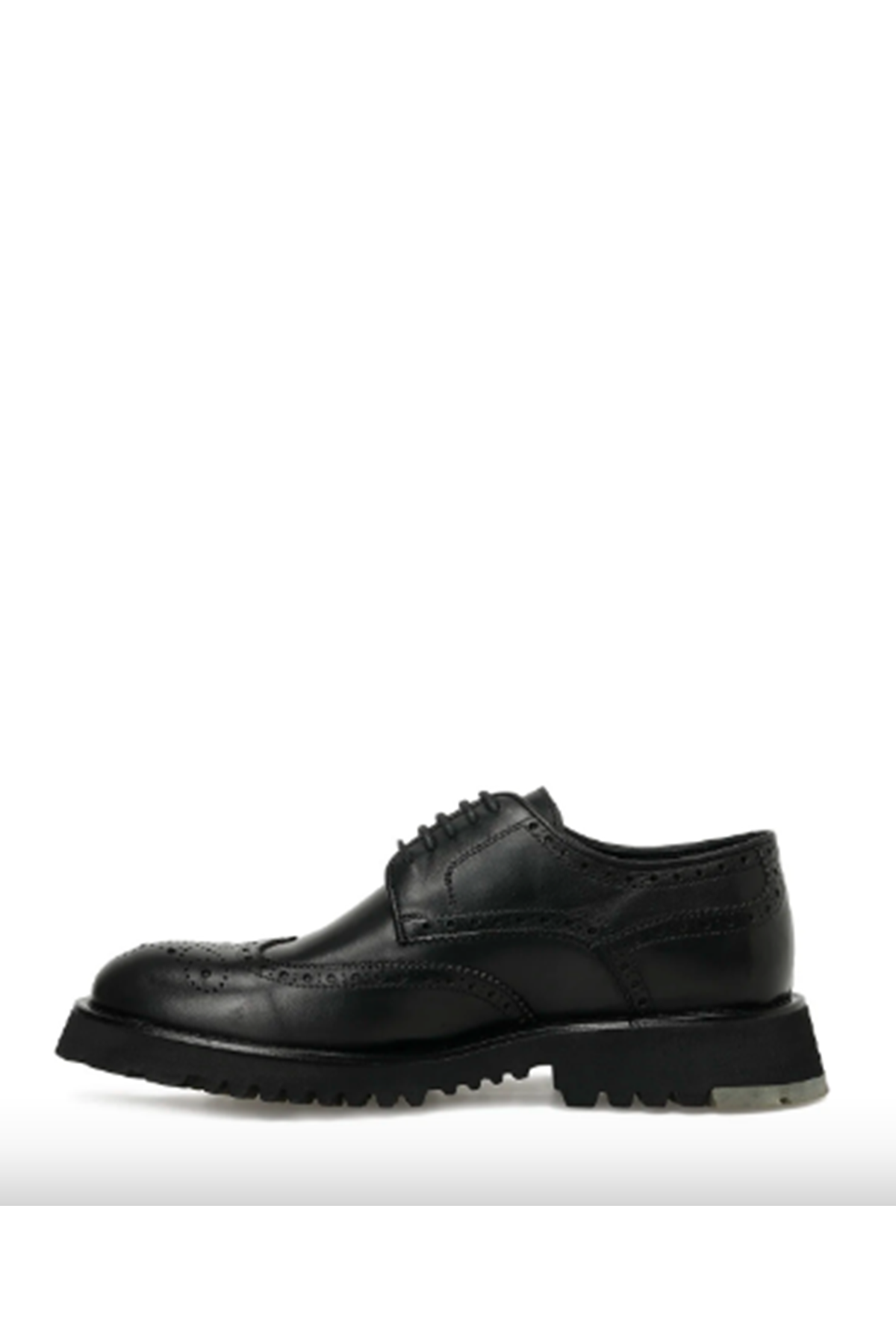Boy Uzatan Ayakkabı Gizli Topuklu UTAS 3PR Siyah Erkek Klasik Ayakkabı MYY593
