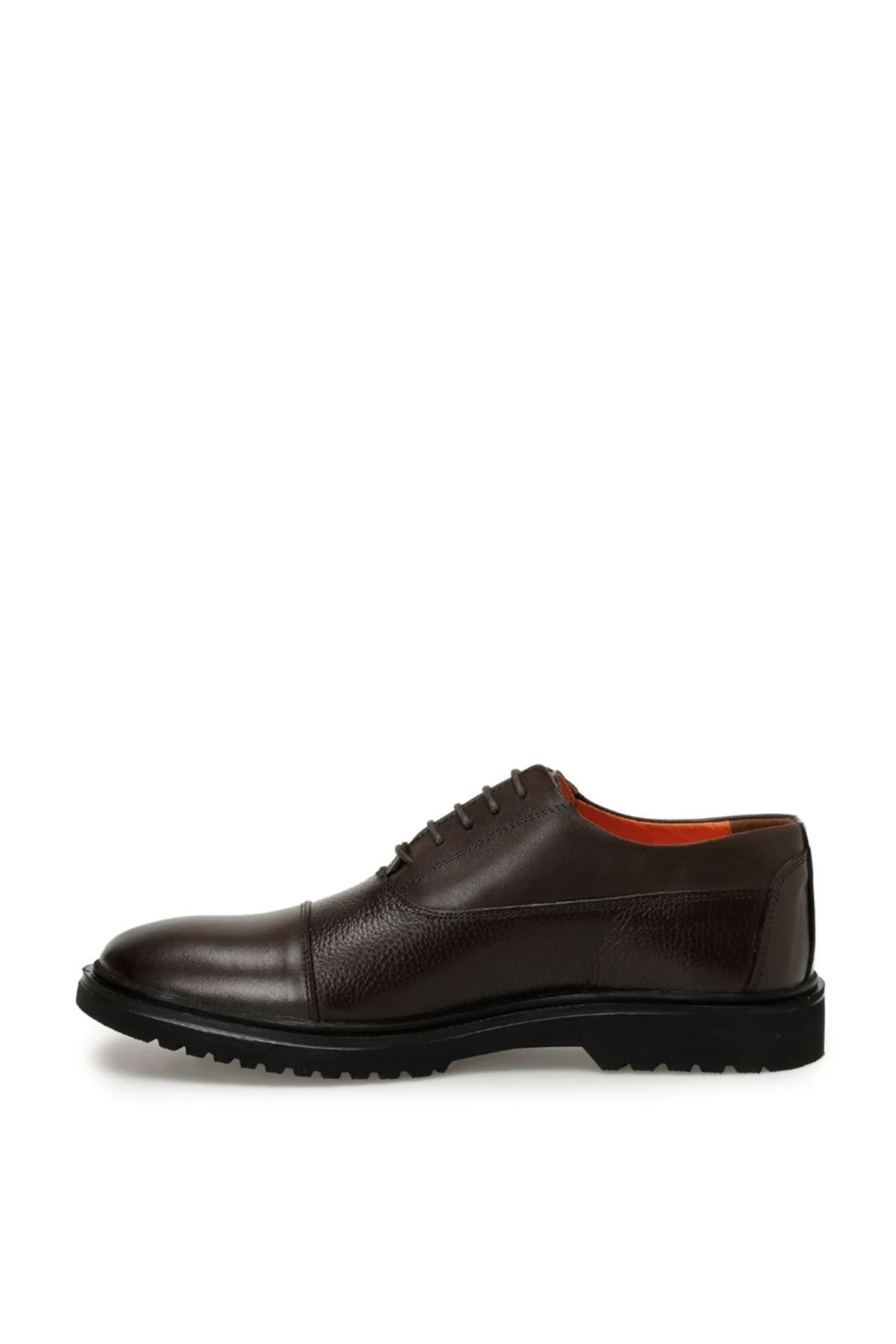 Boy Uzatan Ayakkabı Gizli Topuklu Lotis Kahverengi Erkek Klasik Ayakkabı MYY594