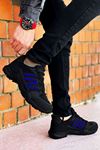 Boy Uzatan Gizli Topuklu Siyah Lacivert Detay Outdoor Erkek Ayakkabı MYY352