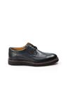 Gizli Topuklu Hakiki Deri Lacivert Erkek Oxford Ayakkabı MYY131